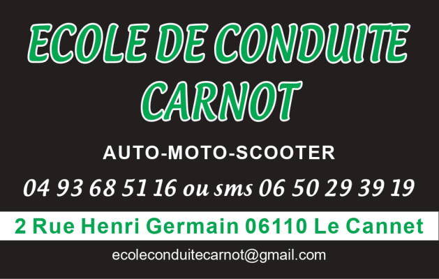École de conduite Carnot - Le Cannet - 2