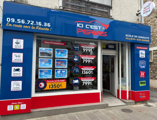 Ici c'est Permis 94 École de conduite - Villiers sur Marne - 1