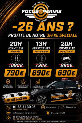 Auto-moto-école Focus Permis - Saint-Ouen - 2