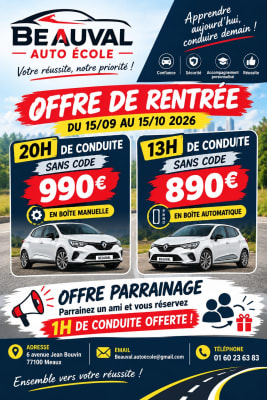Beauval Auto-école - Meaux - 1