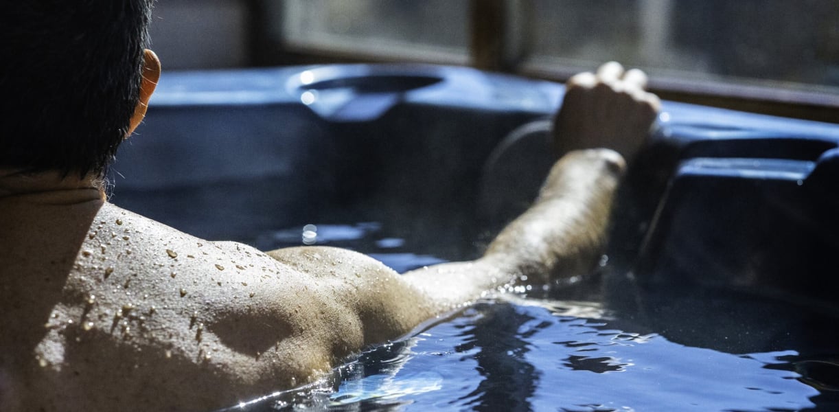 Man in a SPA