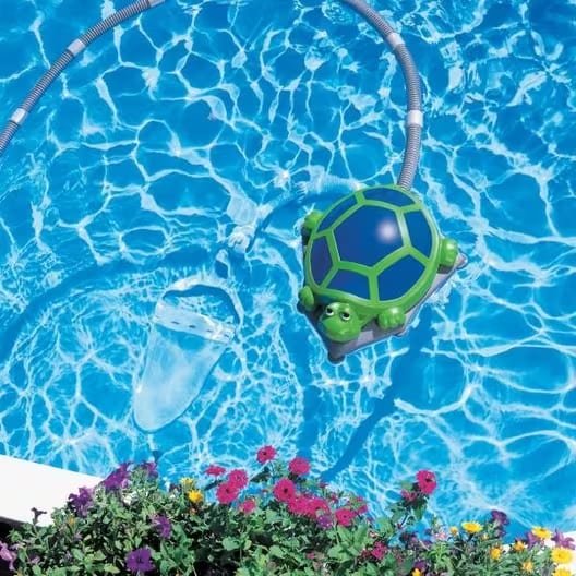 Operates with pumps and filtration systems normally found on aboveground pools.