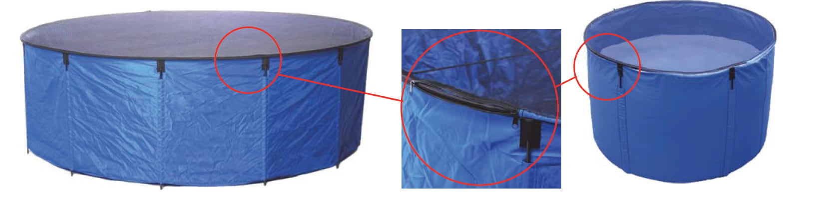 Flexible Koibowl Ø180 cm x H 60 cm (± 1500 liter)