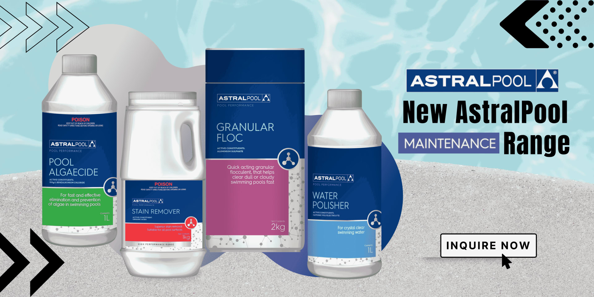 Introducing Our New AstralPool Chemicals Range
