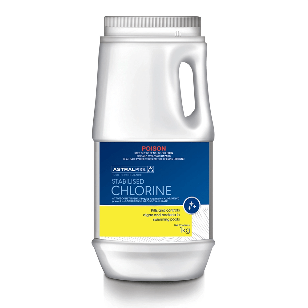 Stabilised Chlorine - 1kg Jar