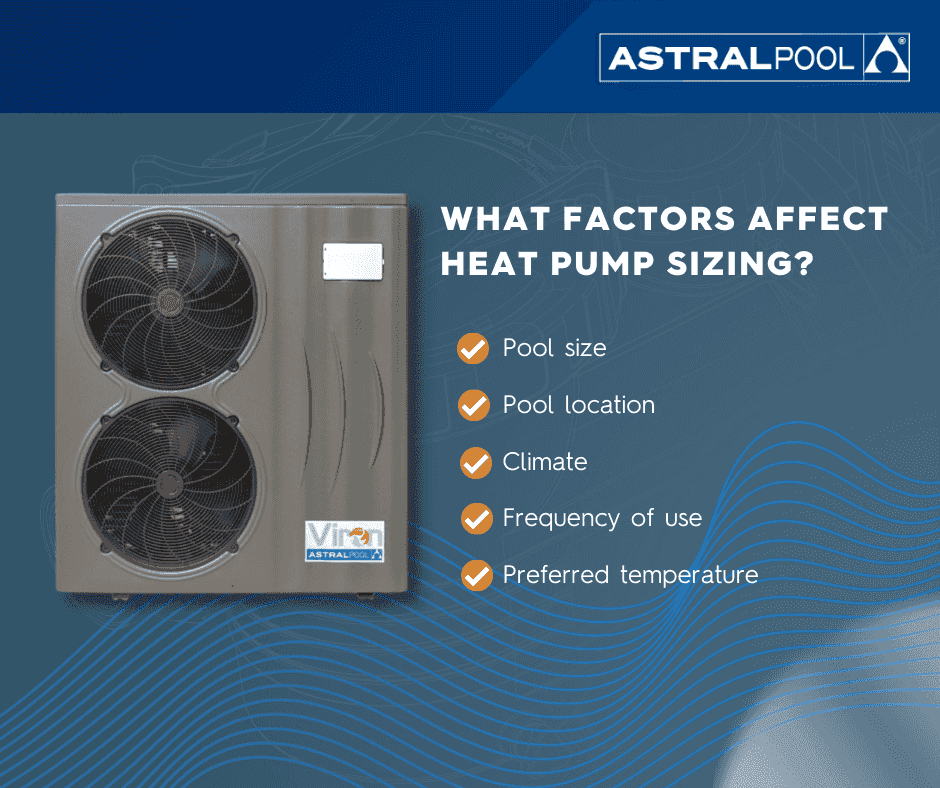 Heat pump sizing