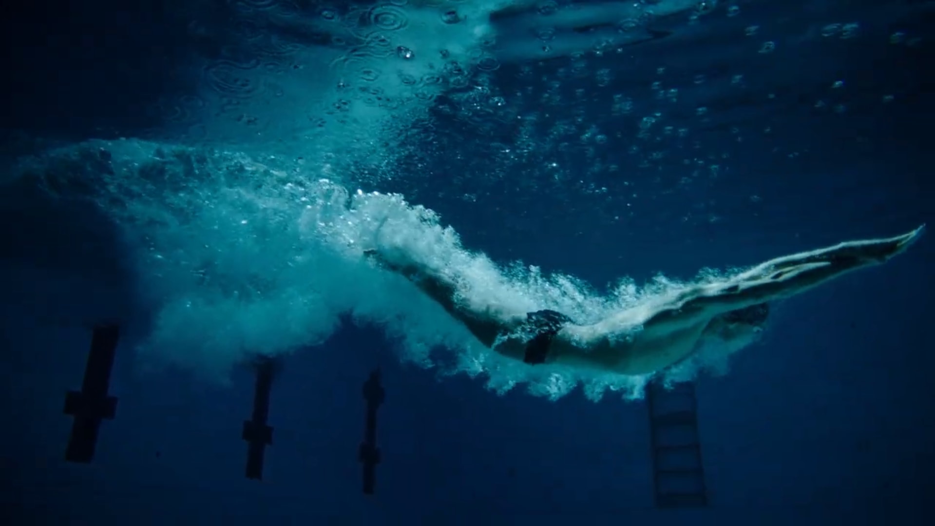 Man diving