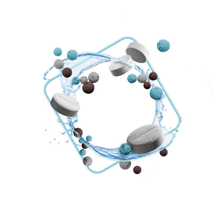 Easy to Use Hybrid Mineral + Chlorine System