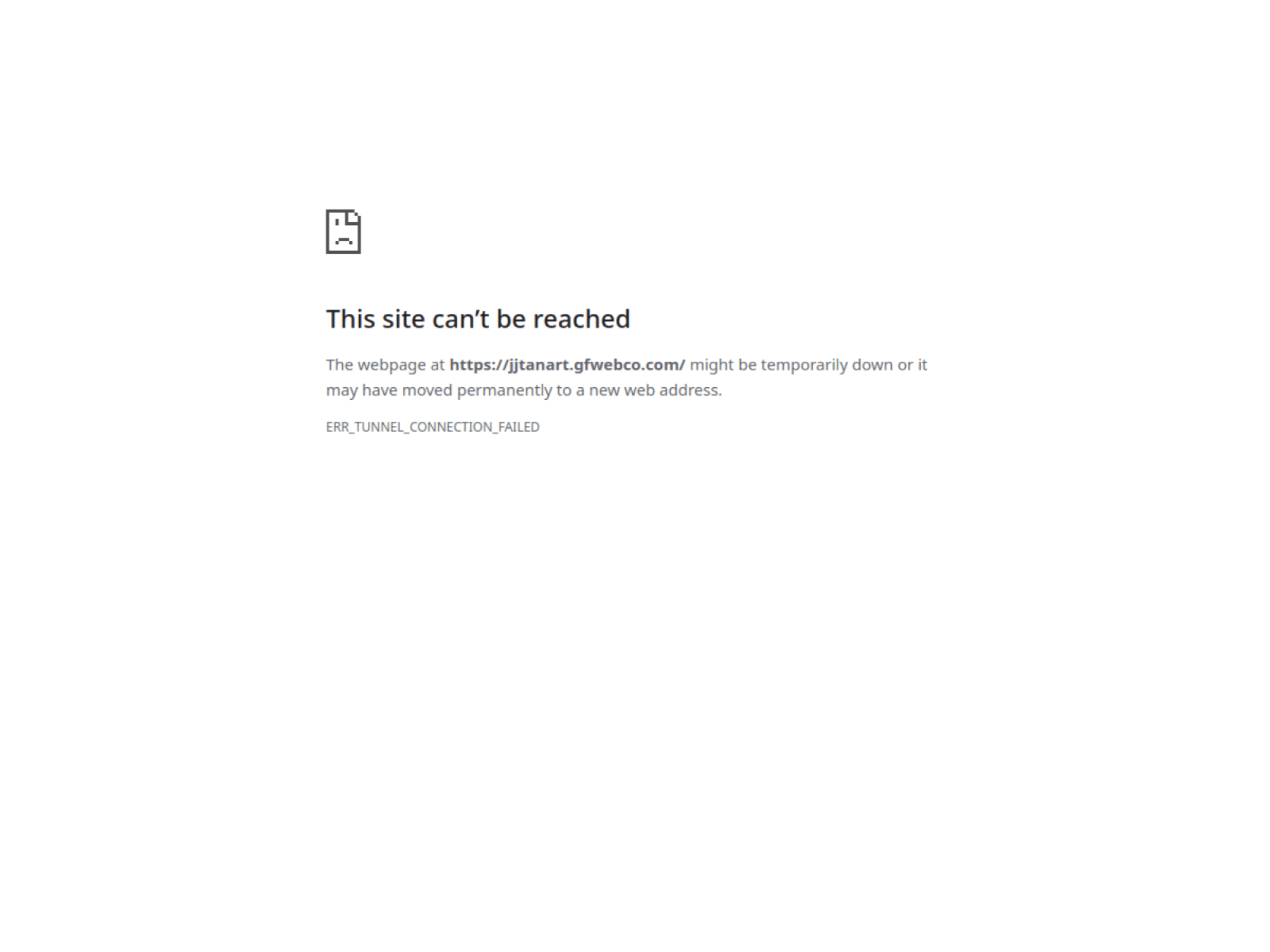 JJ Tan Art website preview