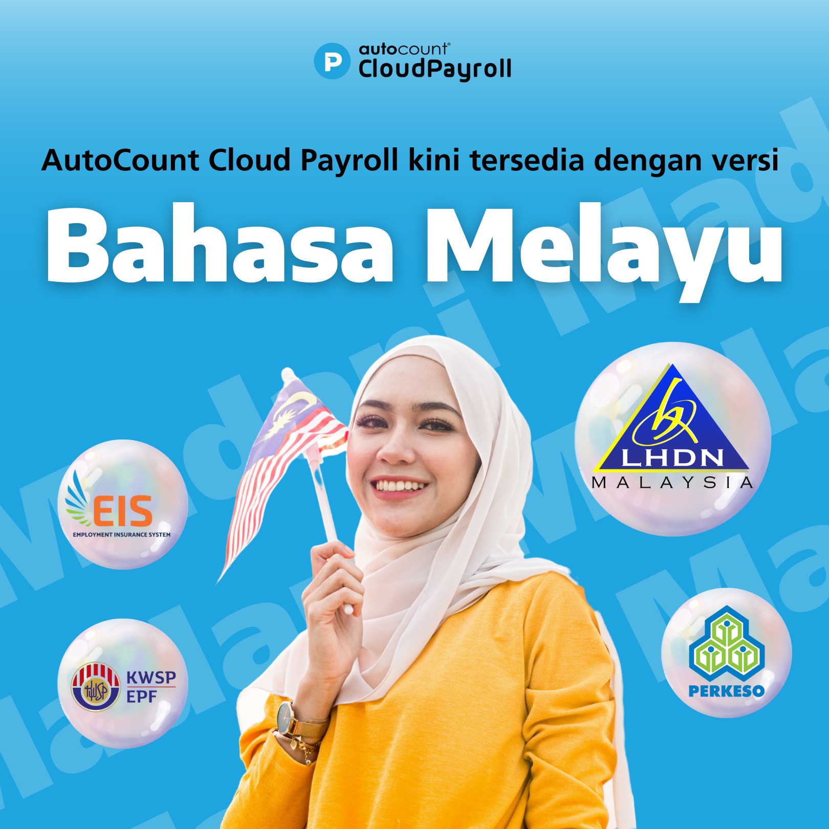 Salam malaysia #MADANI. AutoCount Cloud Payroll kini tersedia dalam Bahasa #Melayu - tukar dengan hanya 1 klik sahaja! | VSOFT DYNAMIC