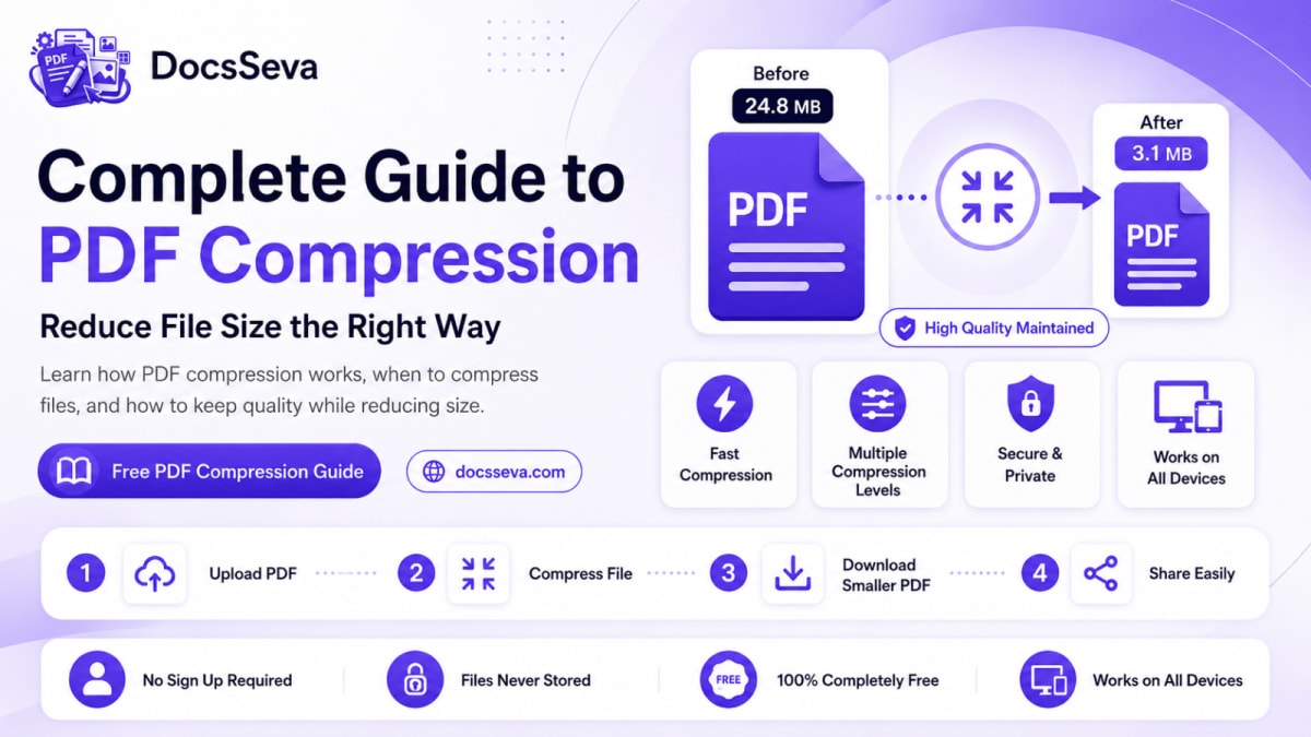 Complete Guide to PDF Compression: Reduce File Size the Right Way