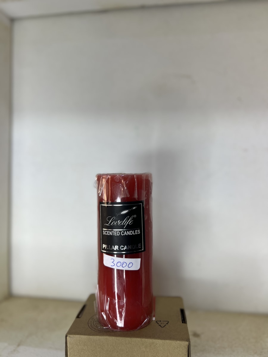 chandelle rouge