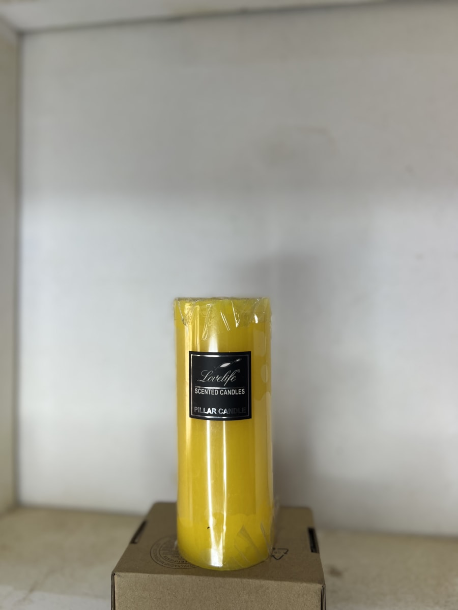 chandelle jaune