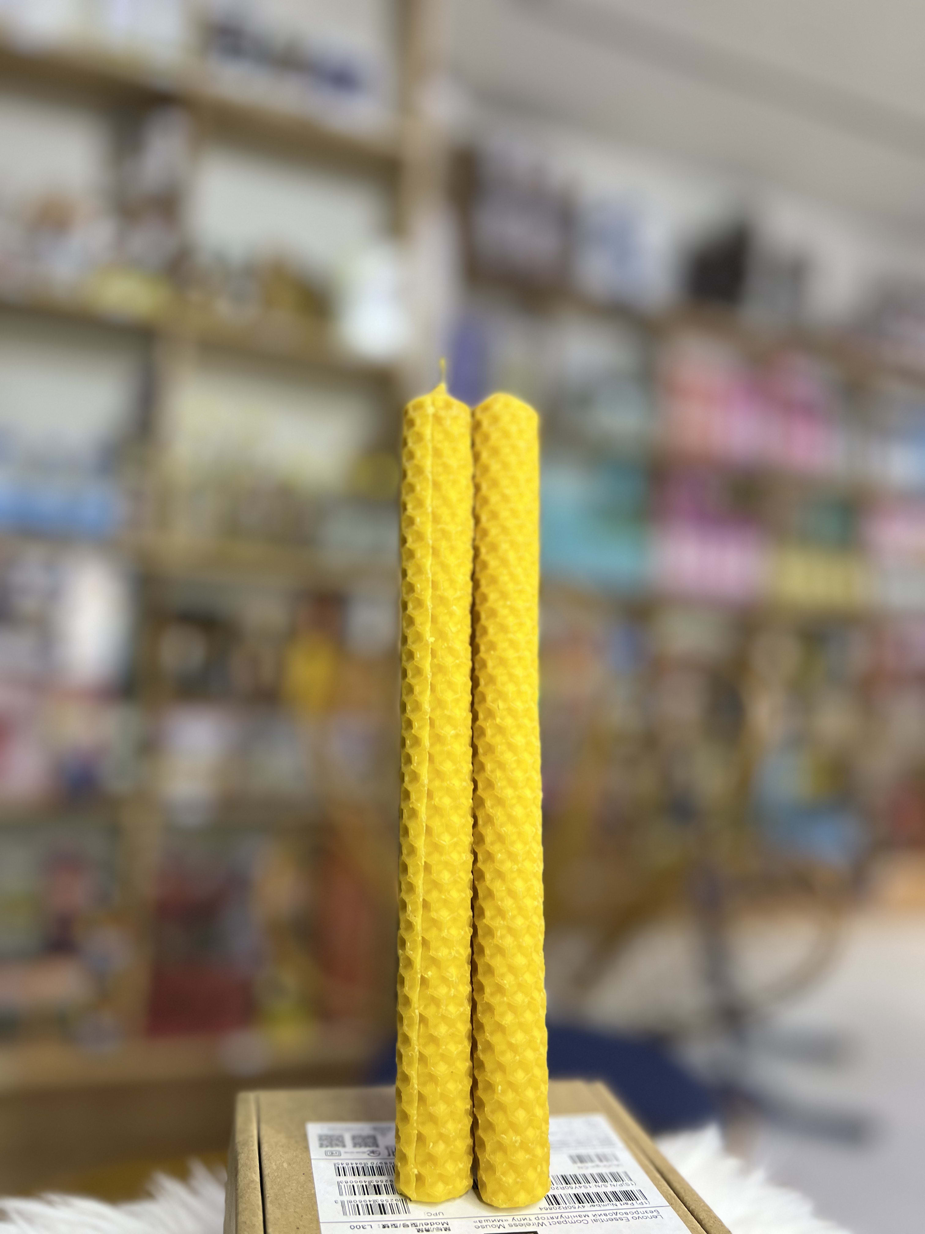 Bougie de cire d'abeille