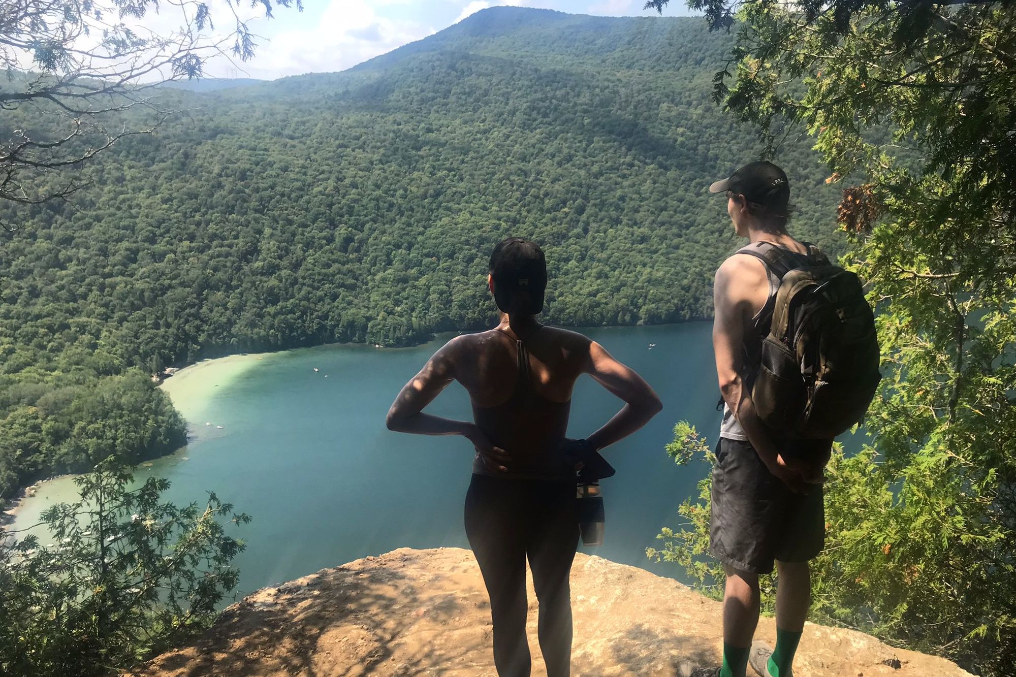 Willoughby Lake Pulpit Rock Hike Overlook