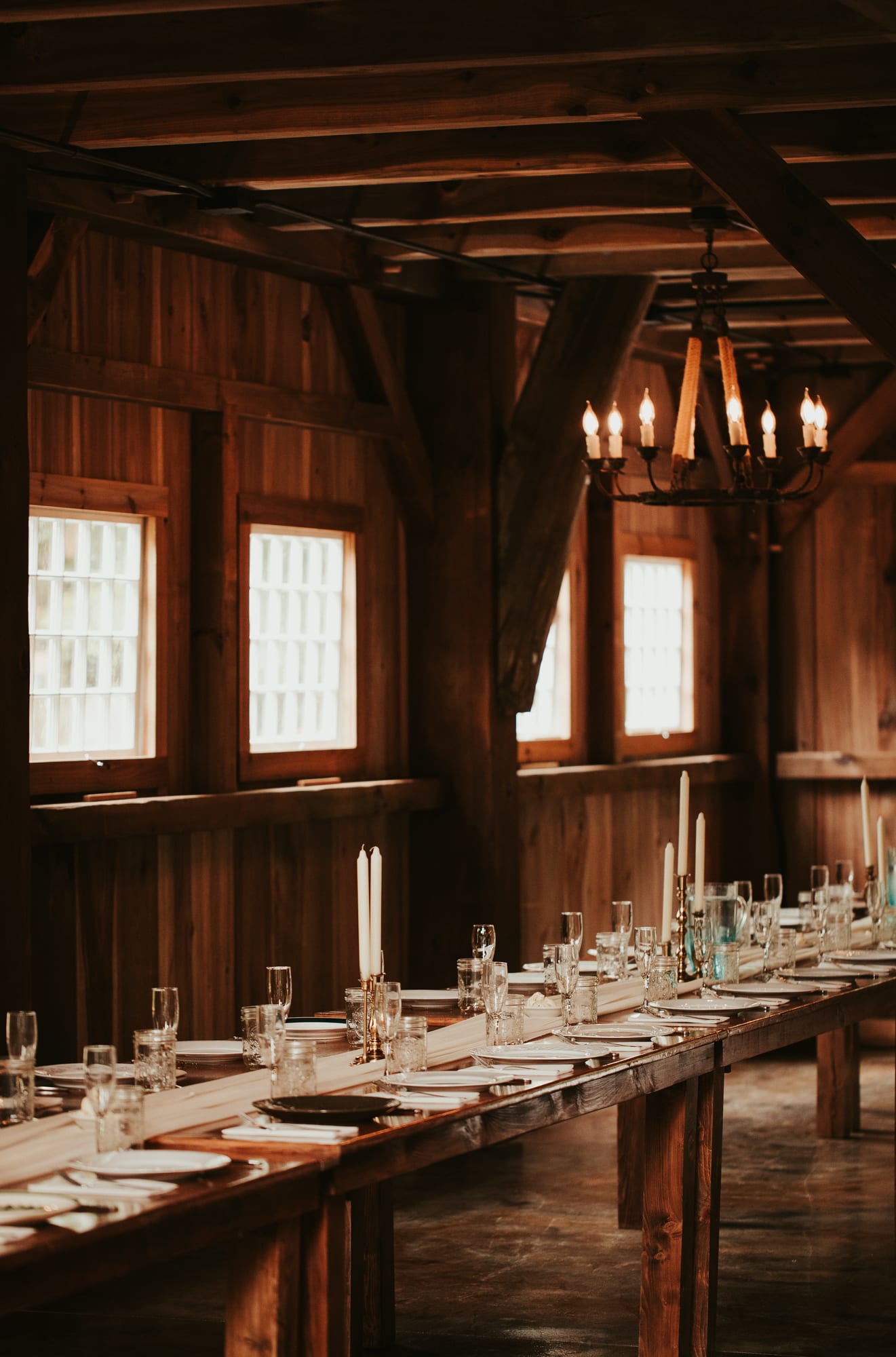 Wedding Reception Table and Place Settings
