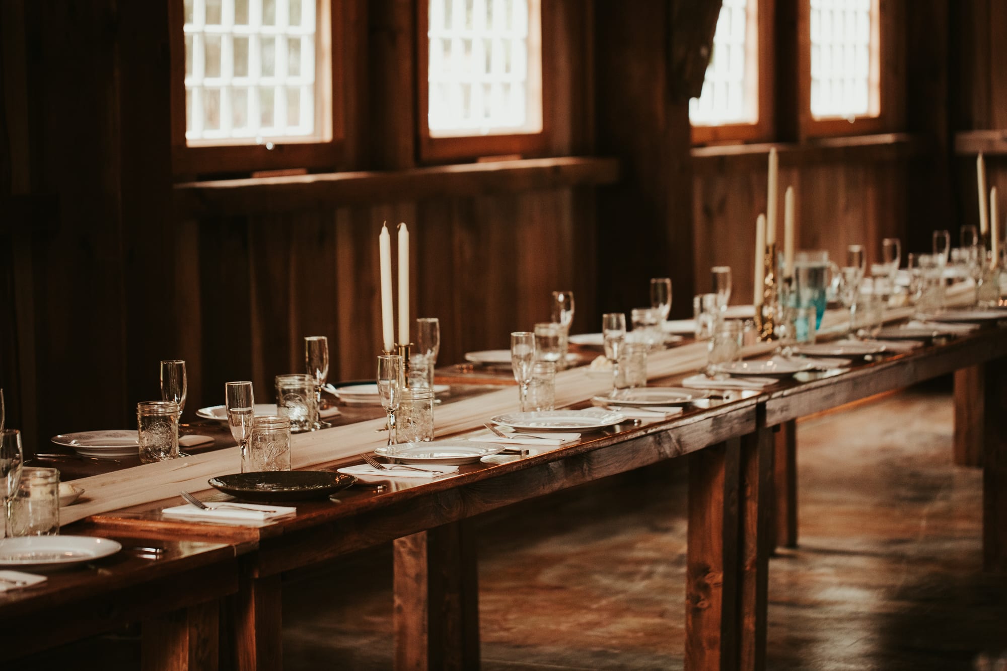 Wedding Reception Table Setting