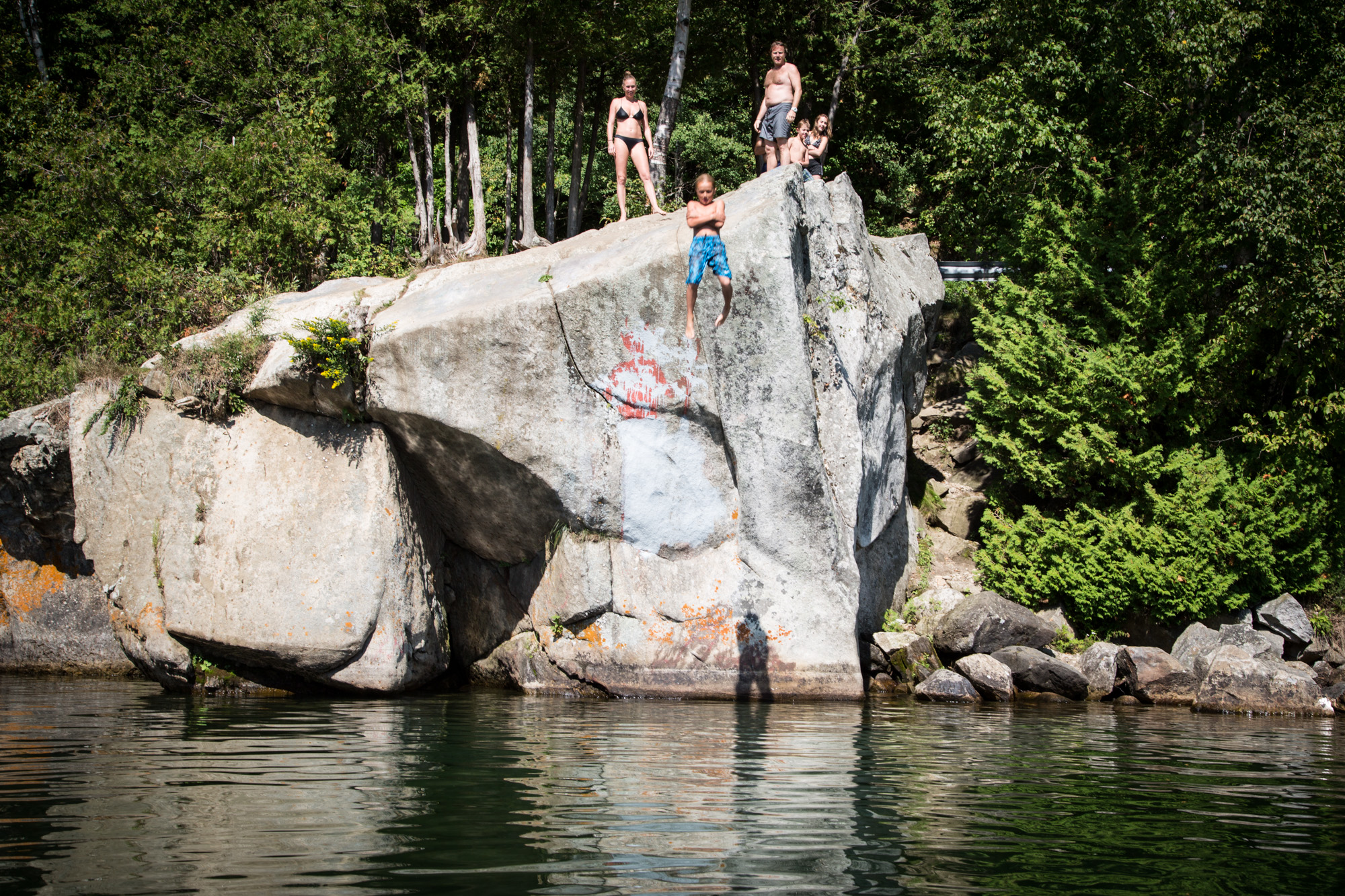 Family Vacation at Devil's Rock, Willoughby Lake