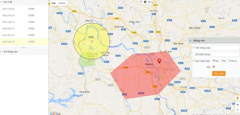 Thiết lập hàng rào