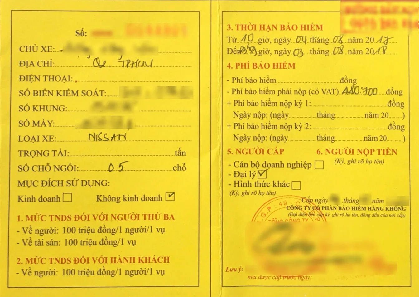 Bảo hiểm bắt buộc