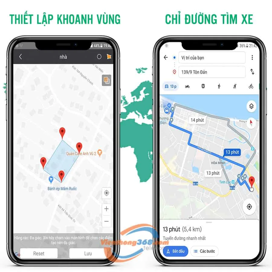Chức năng khoanh vùng