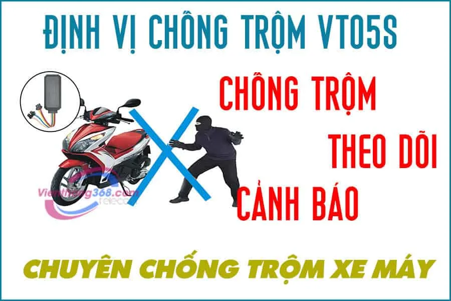 Định vị chống trộm vt05s