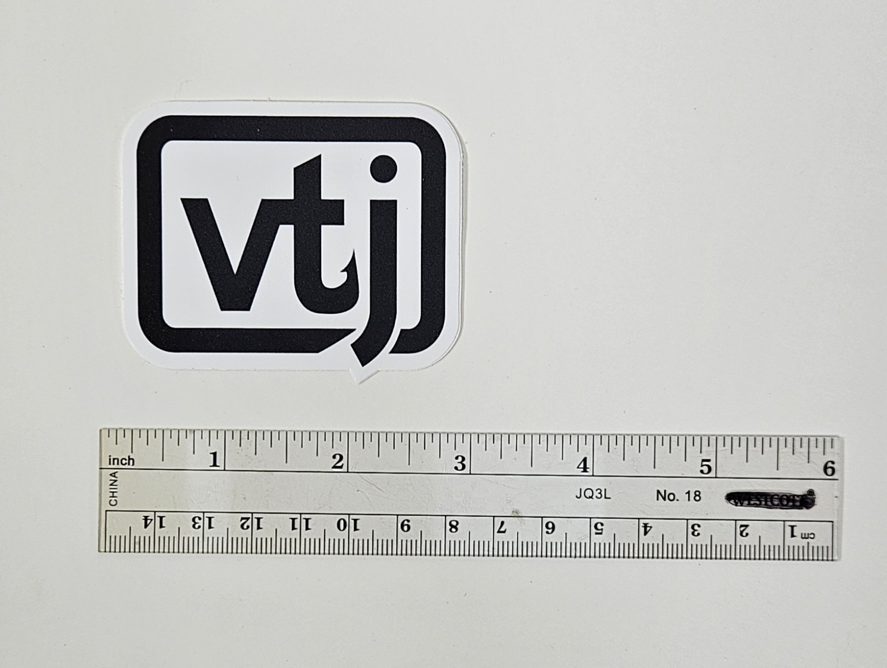 A smaller 2.5&quot; VTJ sticker