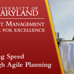 Driving Speed through Agile Planning