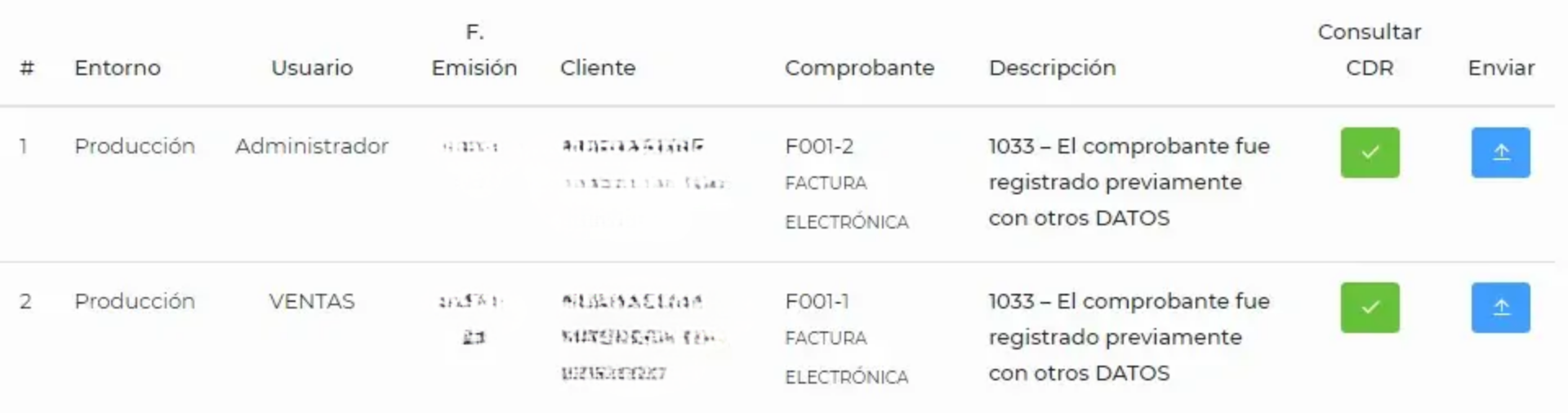 Errores en la facturación electrónica SUNAT - Imagen informativa 1
