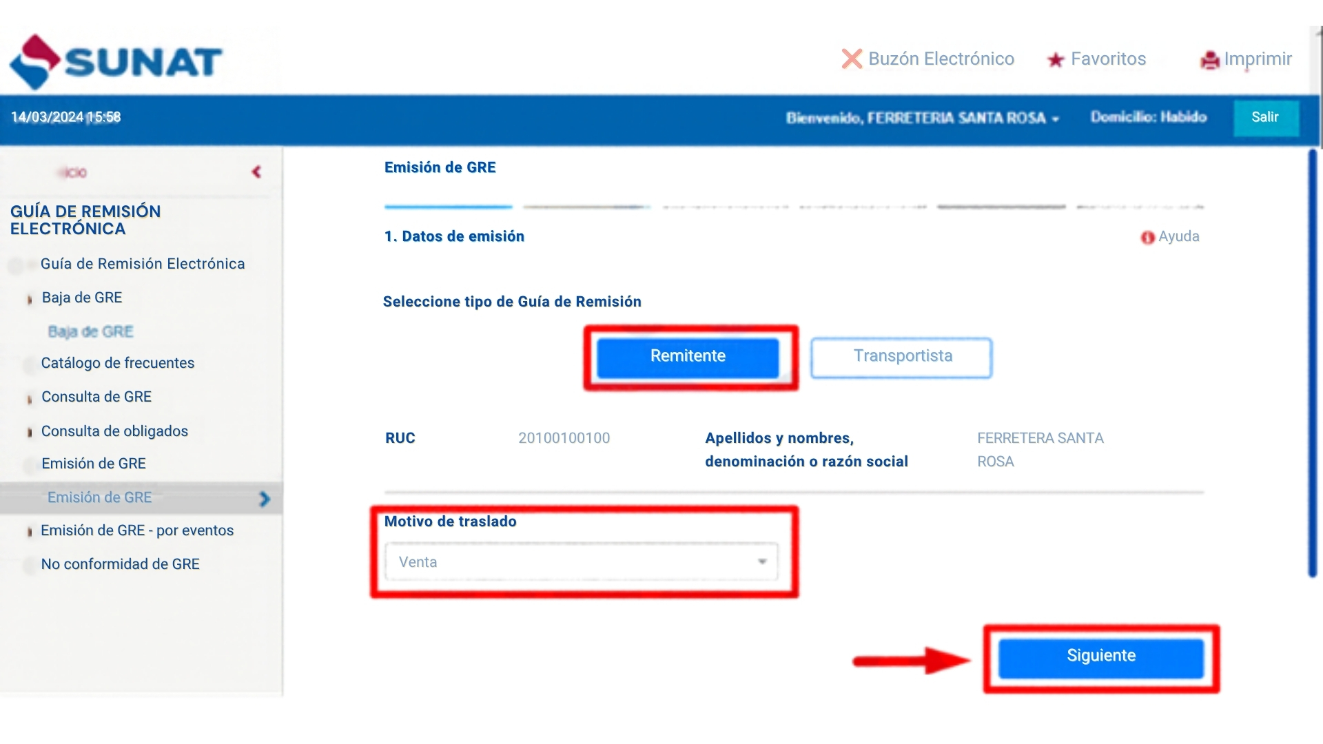 Guía de remisión electrónica en Perú: cómo emitirla paso a paso - Imagen informativa 4