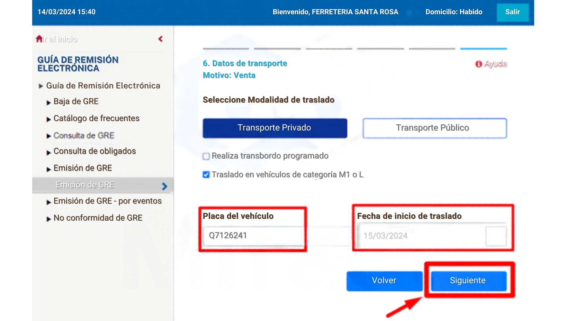 Guía de remisión electrónica en Perú: cómo emitirla paso a paso - Imagen informativa 16