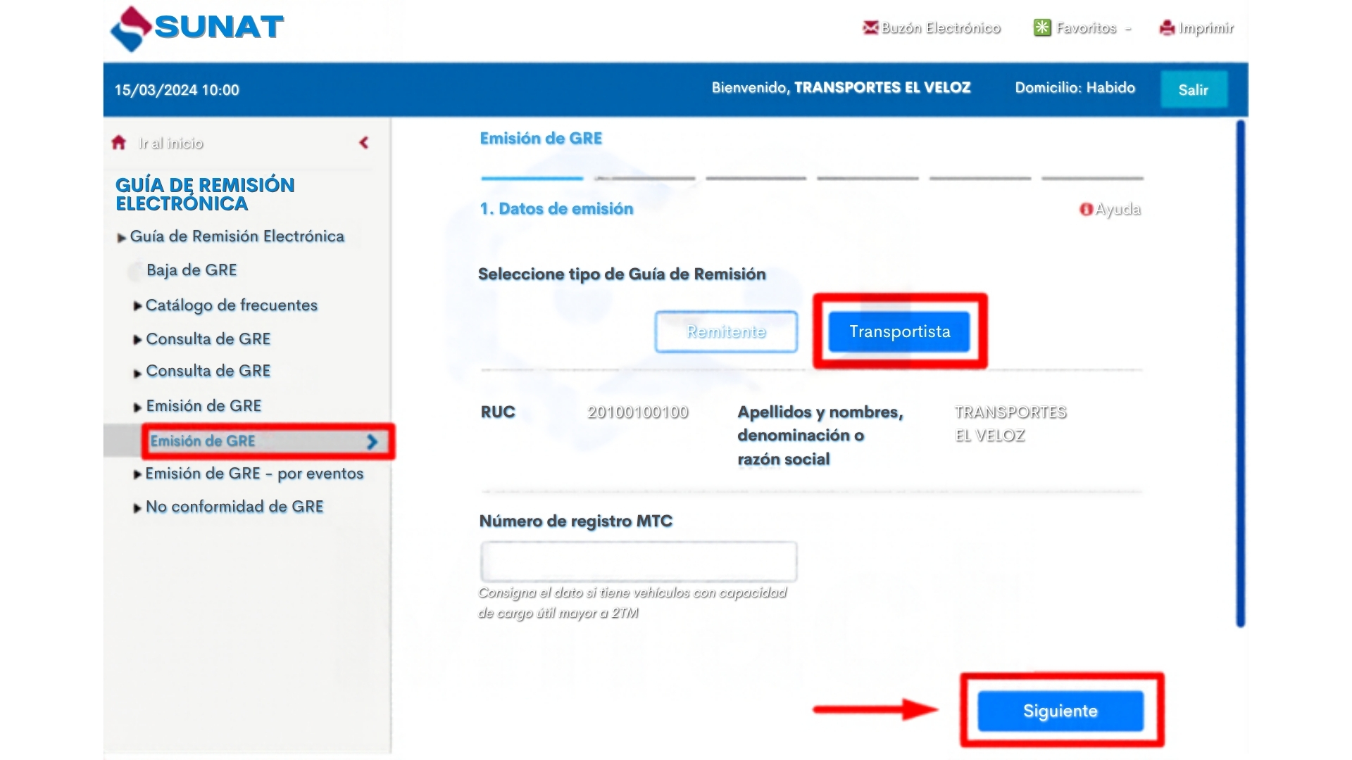 Guía de remisión electrónica en Perú: cómo emitirla paso a paso - Imagen informativa 18