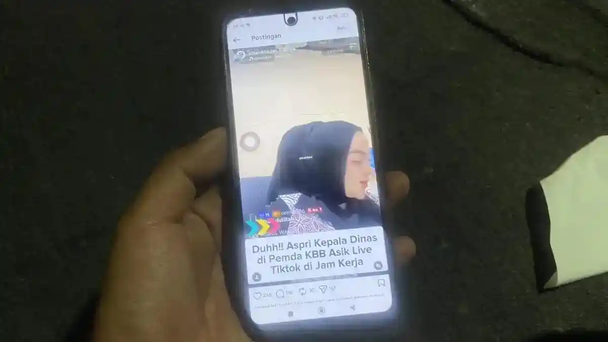 ASN Bandung Barat Live TikTok saat Jam Kerja, Terekam Minta 'Persenan', Pemkab Langsung Bergerak