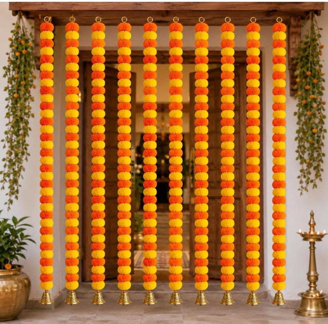 Handmade Marigold toran
