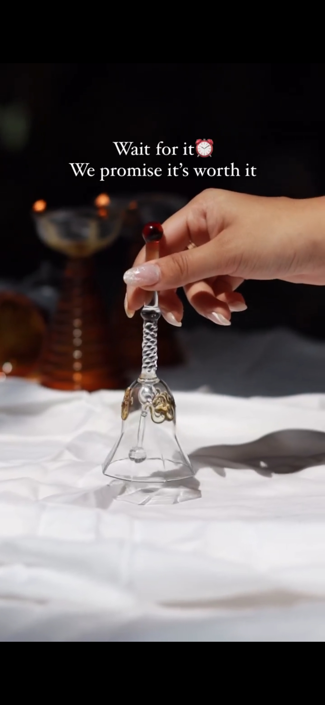 Borosil glass bell