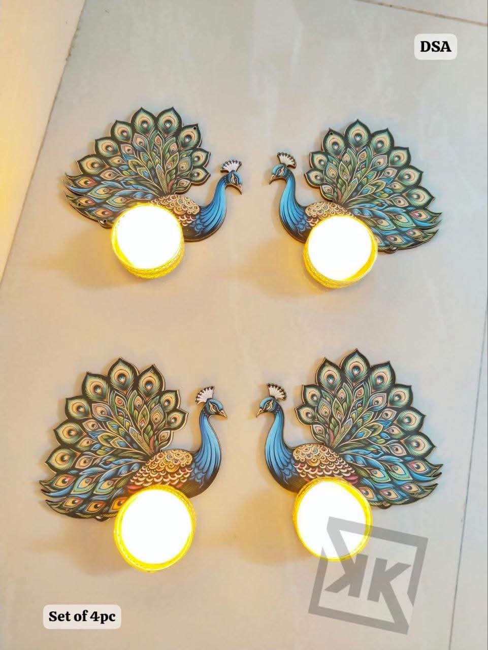 Peacock Diya