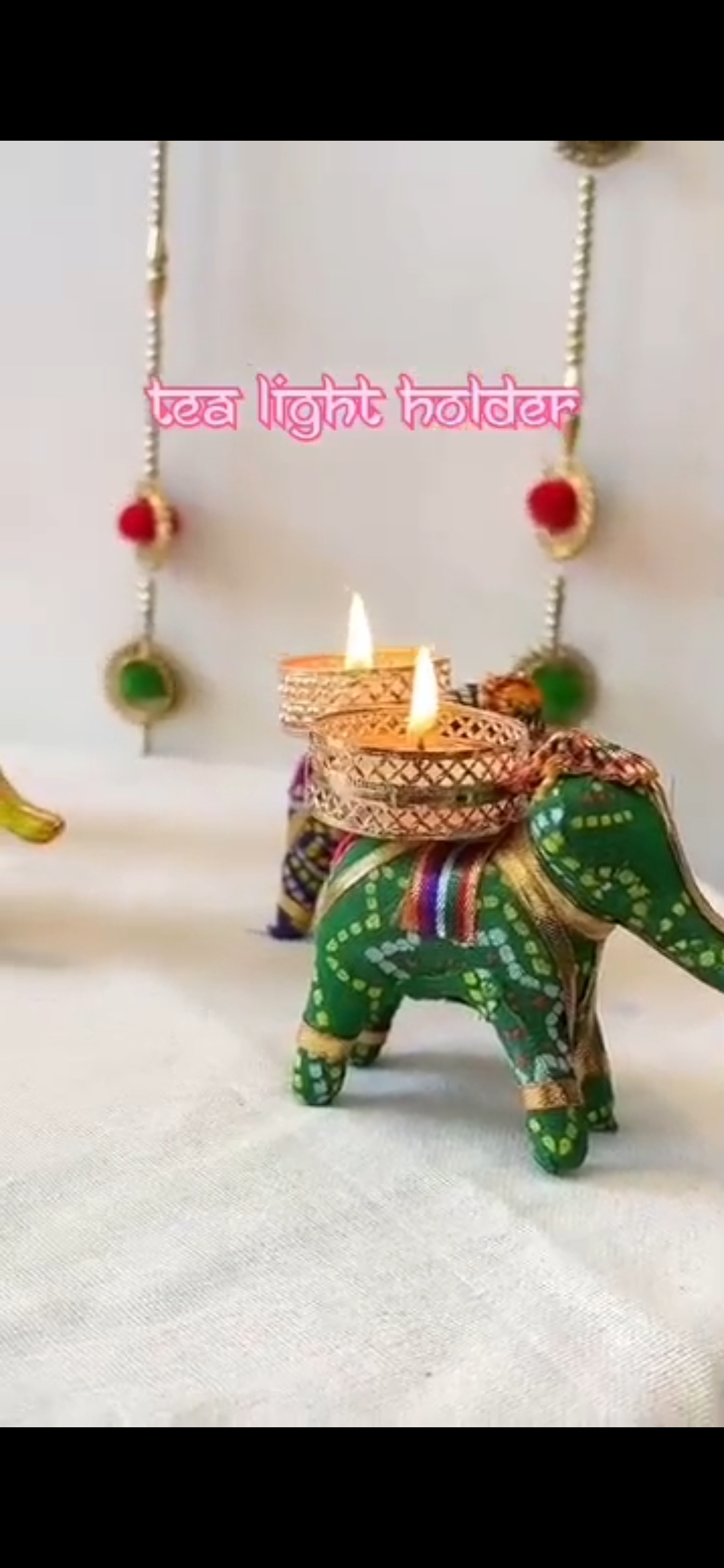 Elephant Tlight Diya