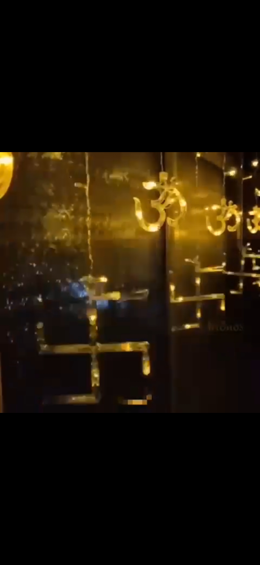 LED Swastik and Om lights