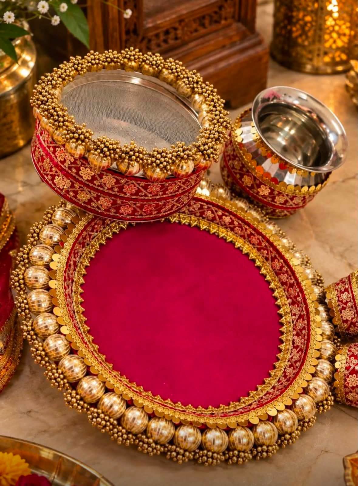 Karwa chauth Thali Set