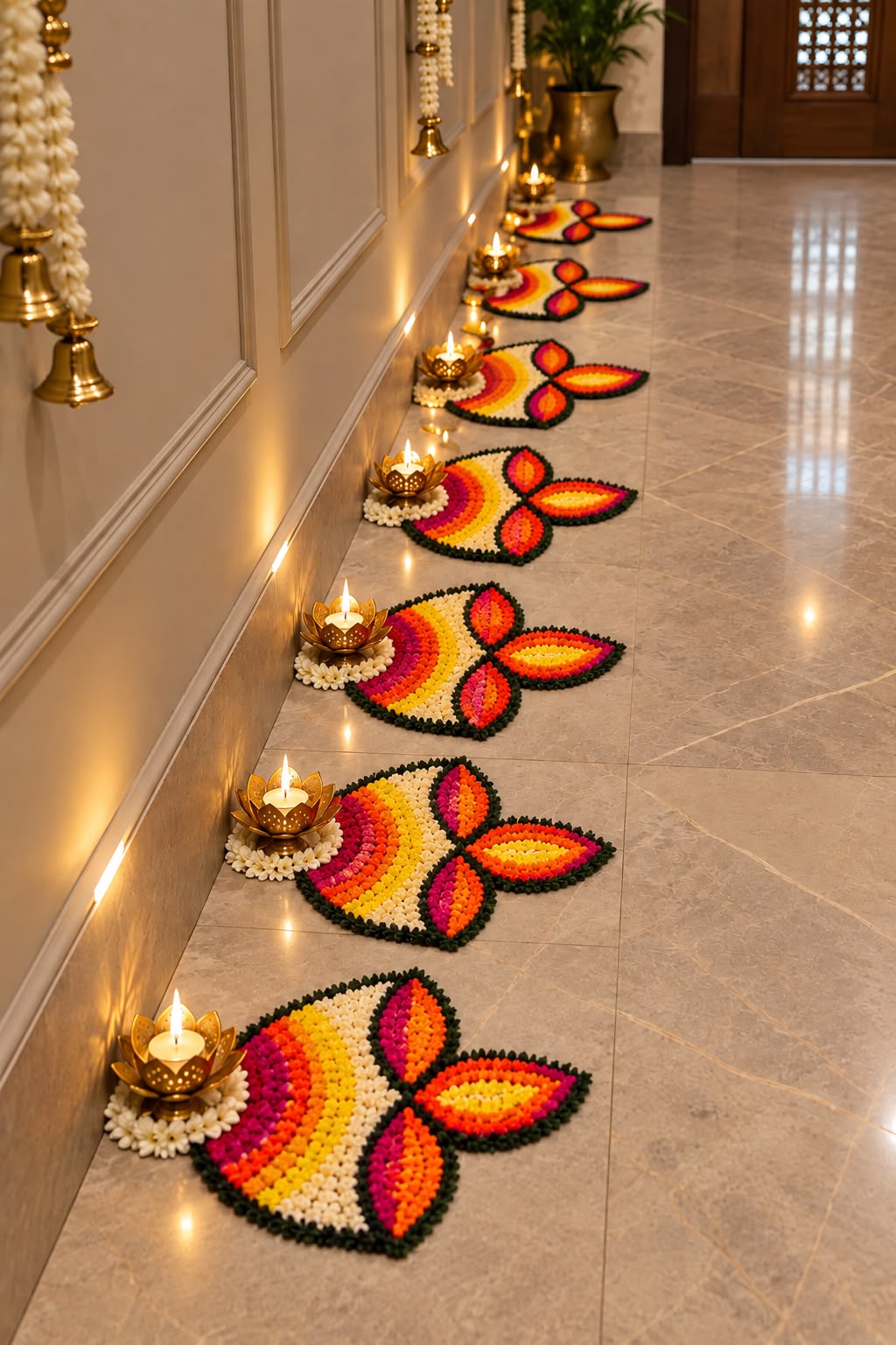 Diya Rangoli Mats — photo — 3 of 4