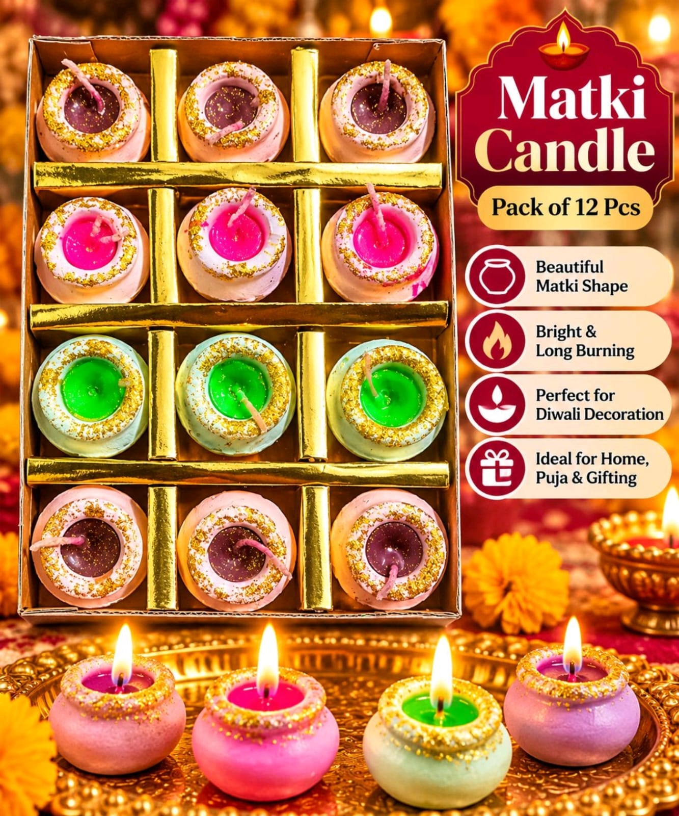 Mitti Matki Candle
