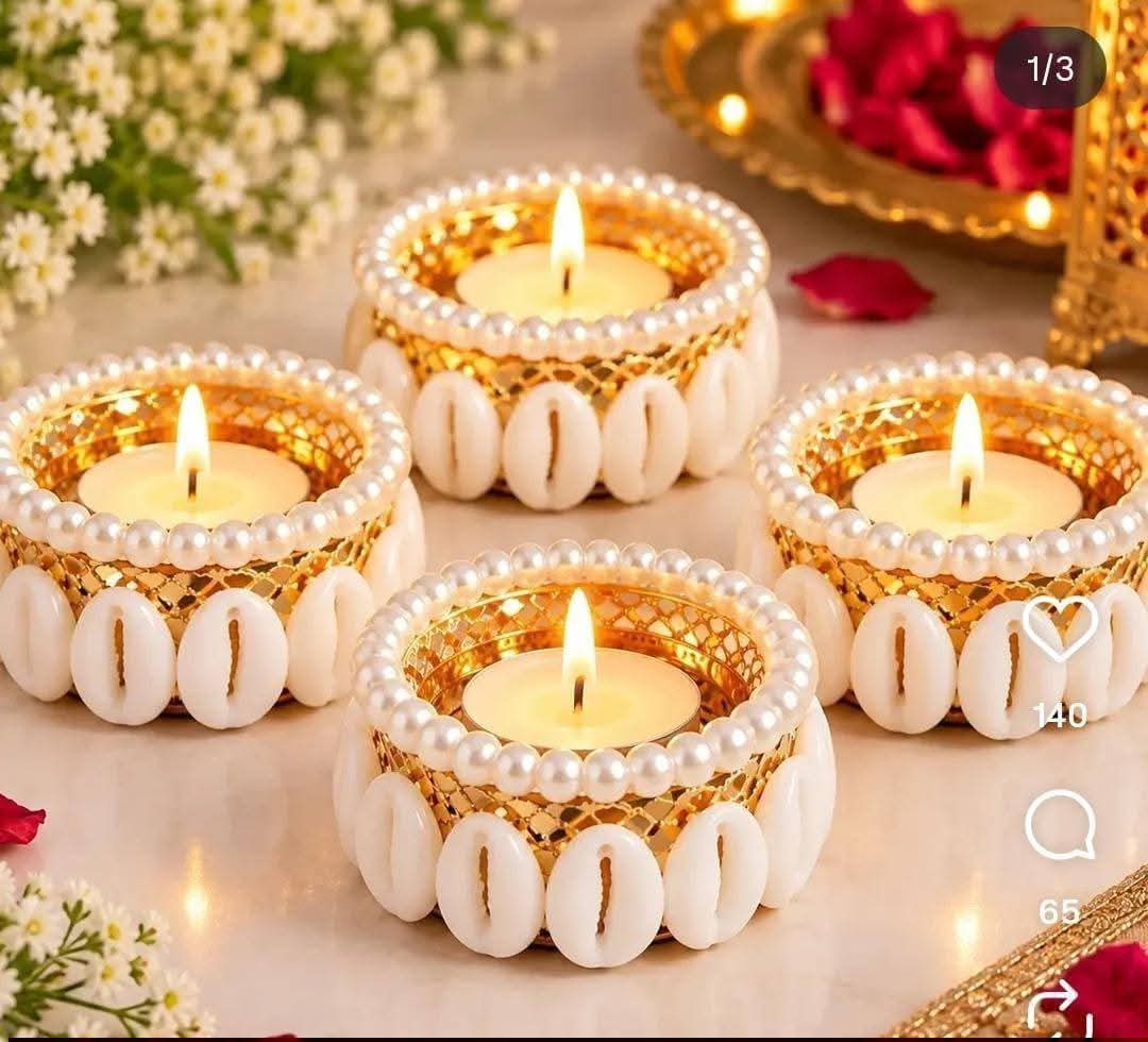 Shell Tealight Diyas