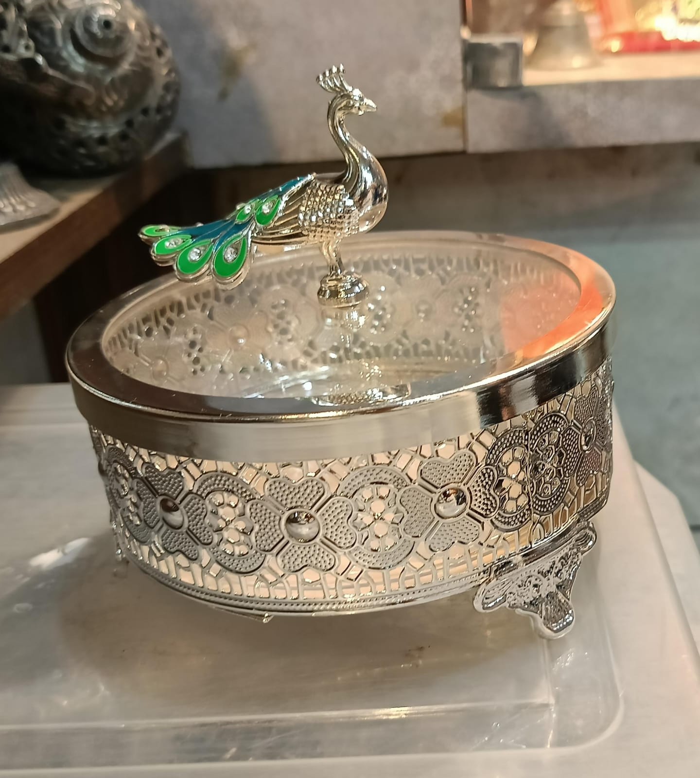 Royal Peacock Dryfruit Box