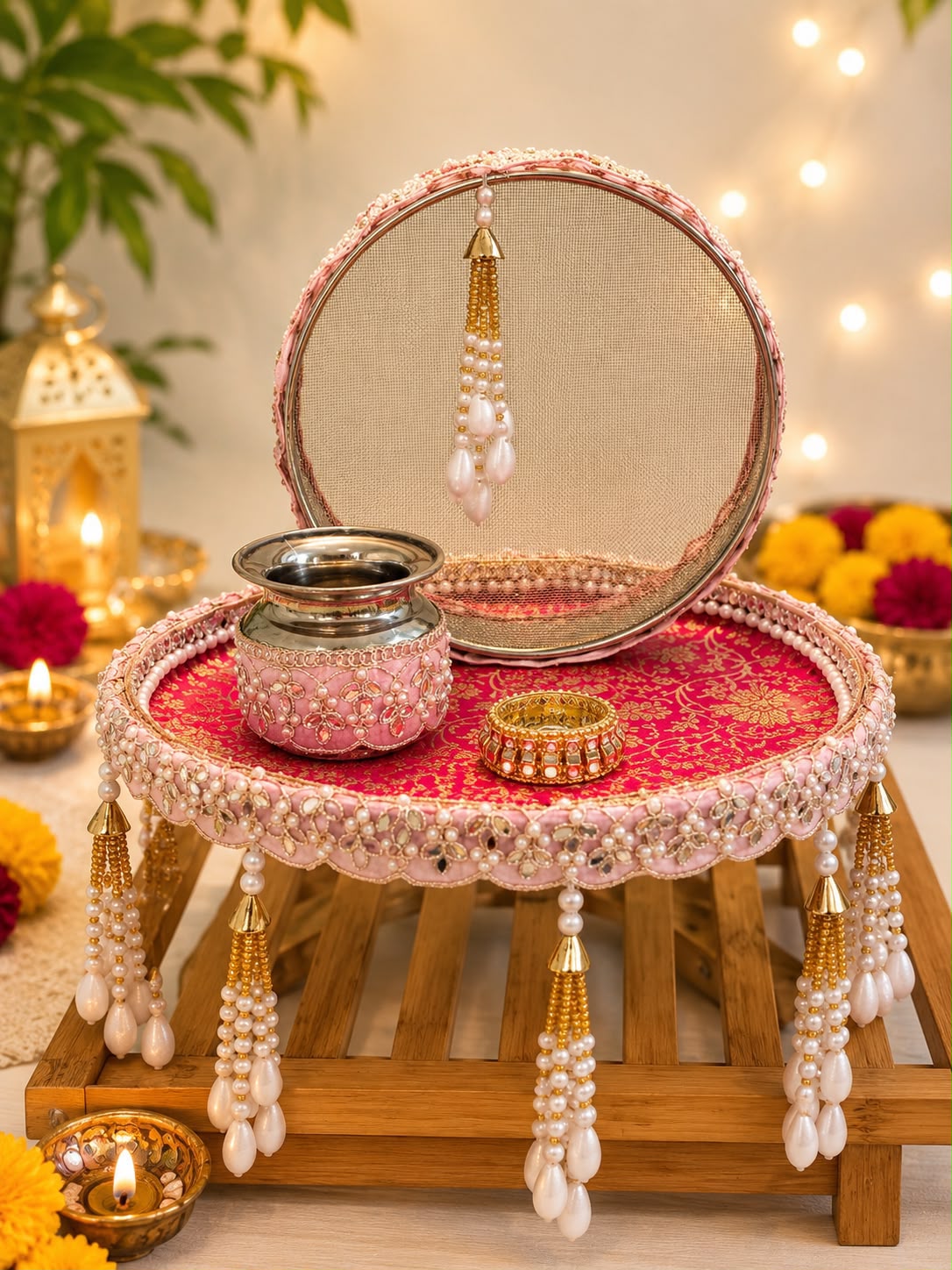 Karwa chauth Thali Set