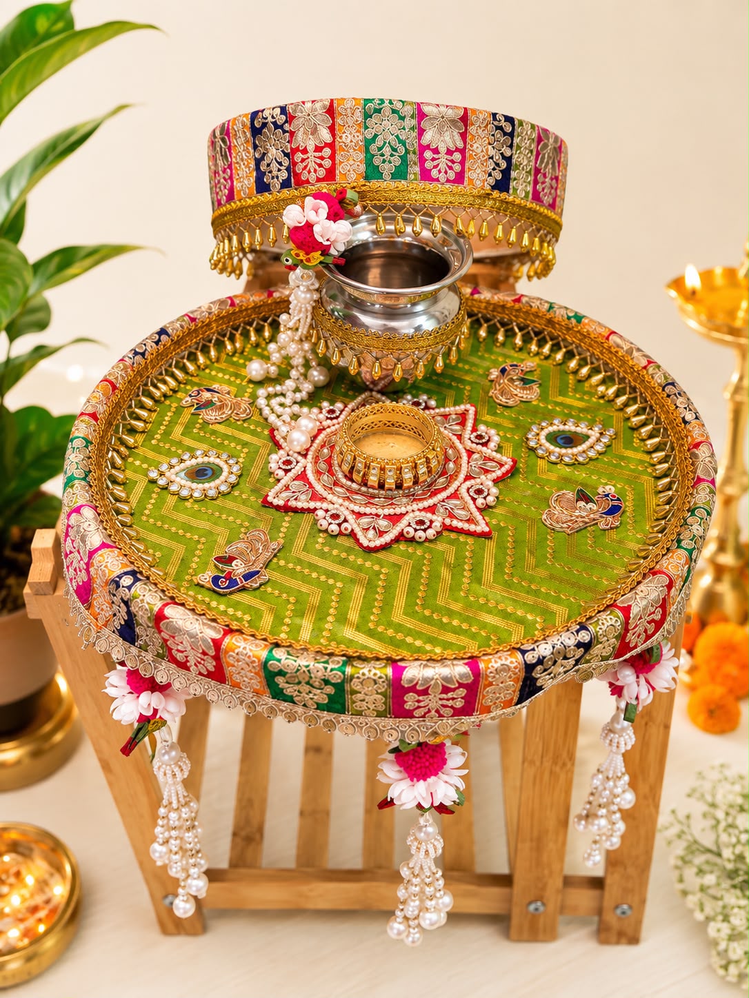 Karwa chauth Thali Set