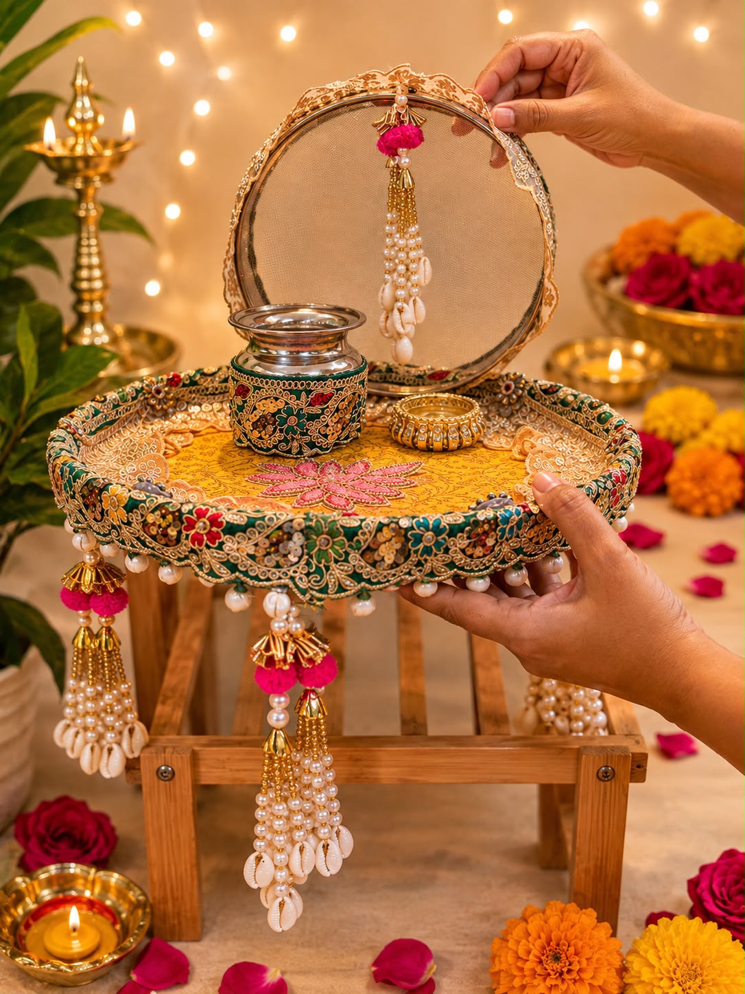 Karwa chauth Thali Set — photo — 2 of 2