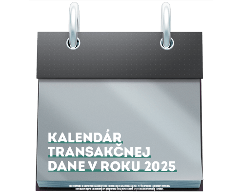 Ilustračný obrázok: Kalendár transakčnej dane v roku 2025