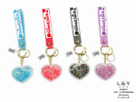 Heart Message Bottle Keychains - 12/pk 20bx/cs image 1