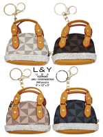 Rhinestone Trim Mini Purse Keychains - 12/pk 20bx/cs image 2