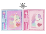 Unicorn and Butterfly Note Book set - 12/pk 2bx/cs image 2